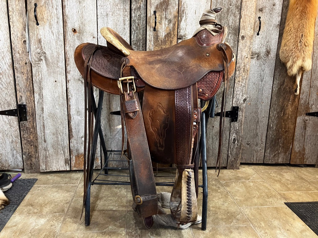 Used - Slick Fork Ranch Saddle by J. Kramer
