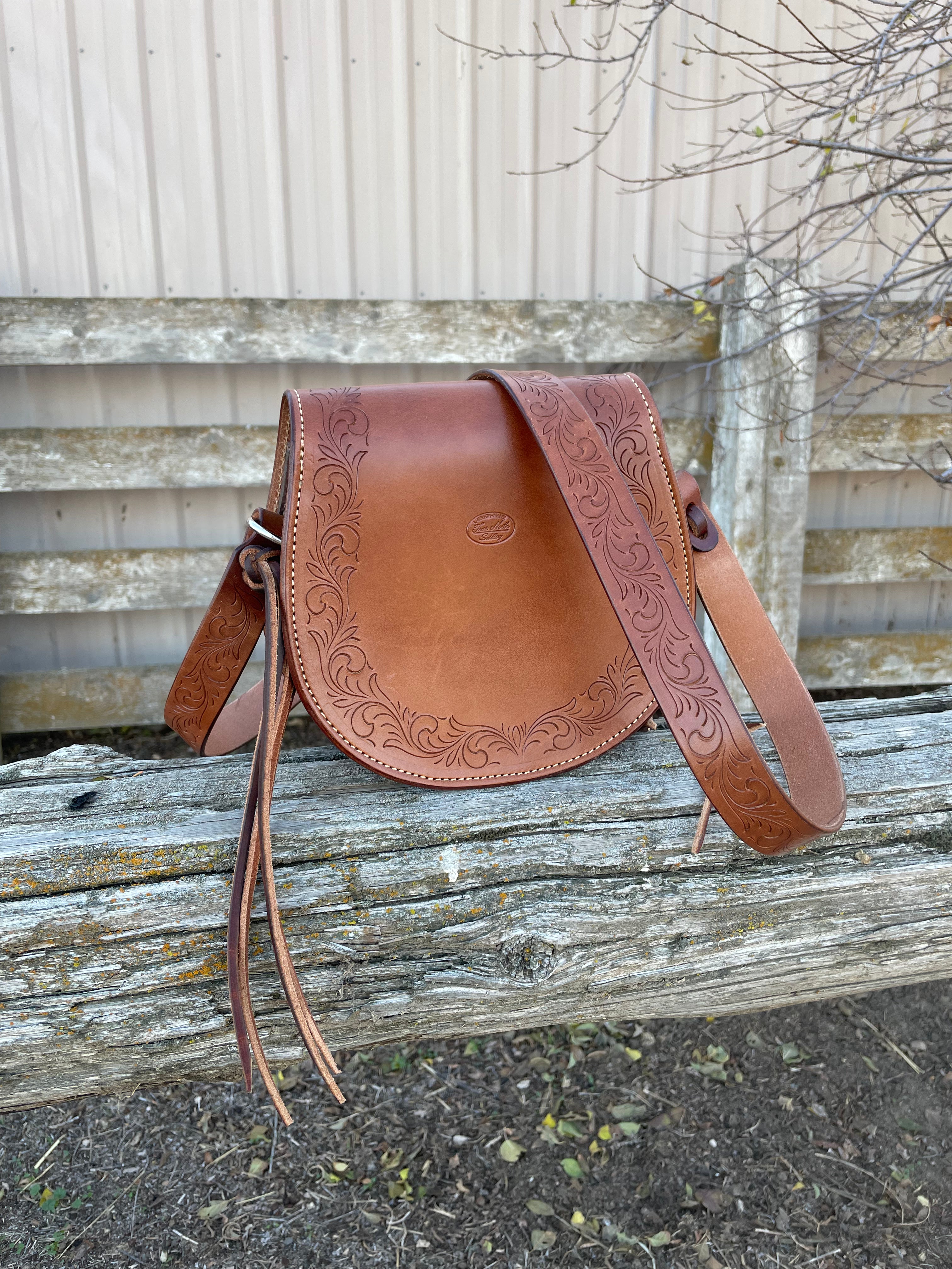 Saddlebag Crossbody Purse - Harness Leather